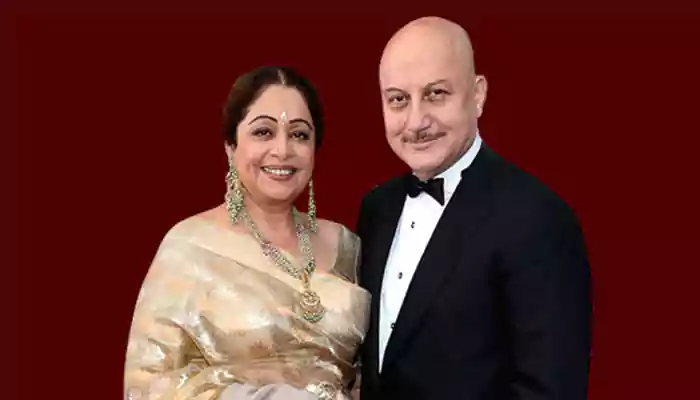 Anupam Kher with wife