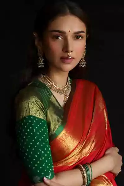 ADITI RAO HYDARI beautiful look in red saree