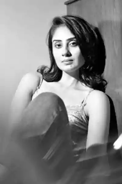 Bhanu Sri Mehra black and white pic