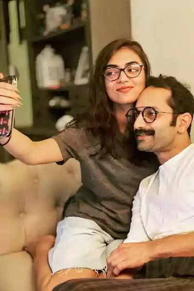 Fahadh Faasil with his wife