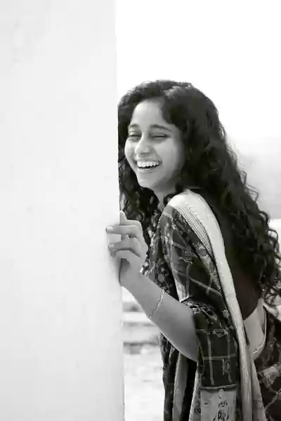 Krisha Kurup black and white pic