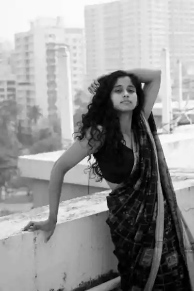 Krisha Kurup black and white pic