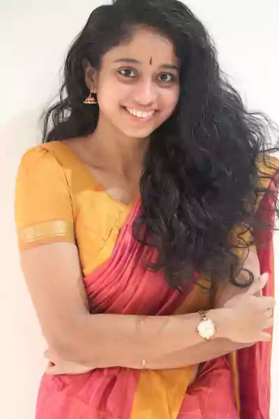 Krisha Kurup in saree