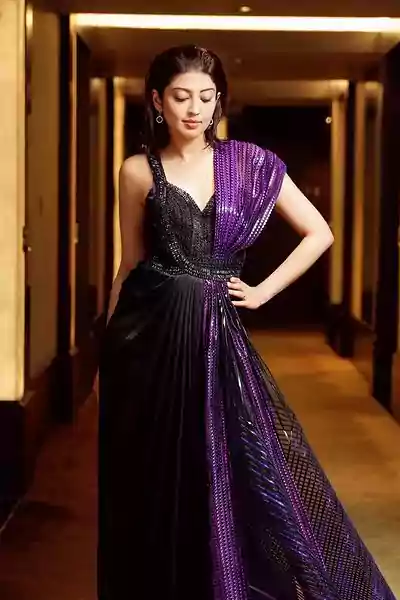 PRANITHA SUBHASH in stunning black dress
