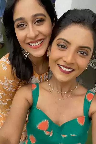 REGINA CASSANDRA with her friend