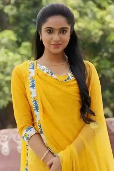 SANA ALTHAF in yellow dress