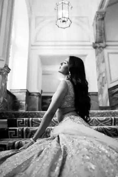 SONAM BAJWA black and white photo