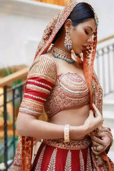 SONAM BAJWA bridal look