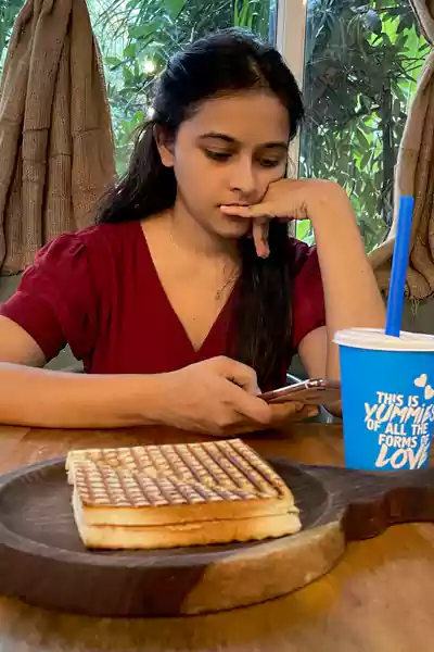 SRI DIVYA in a restraunt