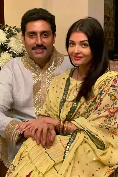 Abhishek Bachchan with his wife
