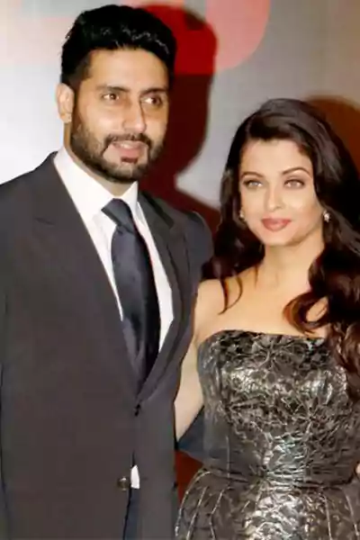 Abhishek Bachchan with his wife
