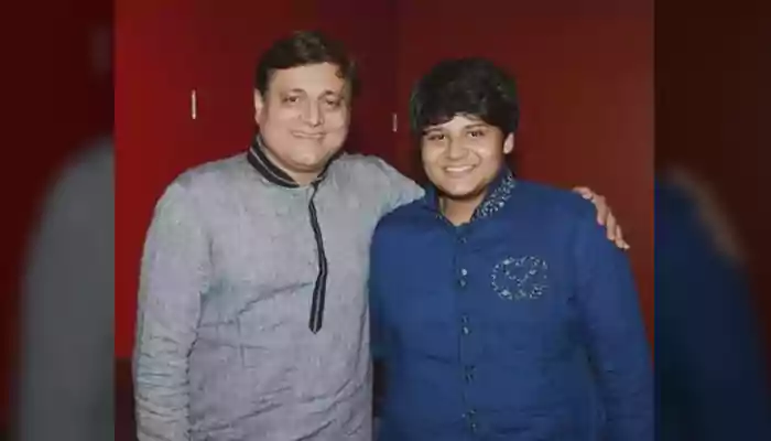 Manoj Joshi with his son