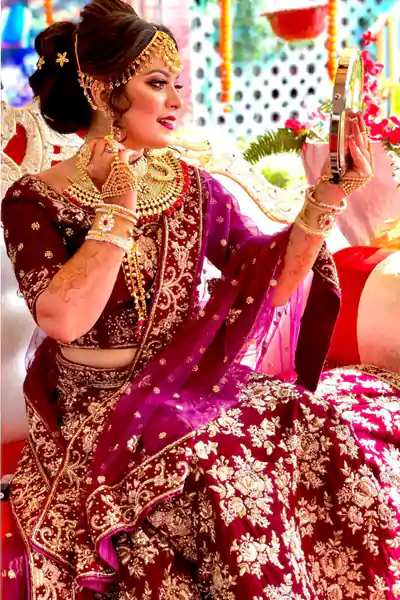 Nidhi Jha bridal look