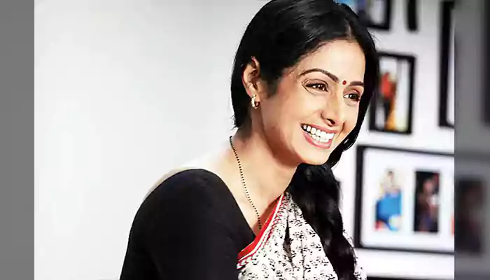 Sridevi smiling