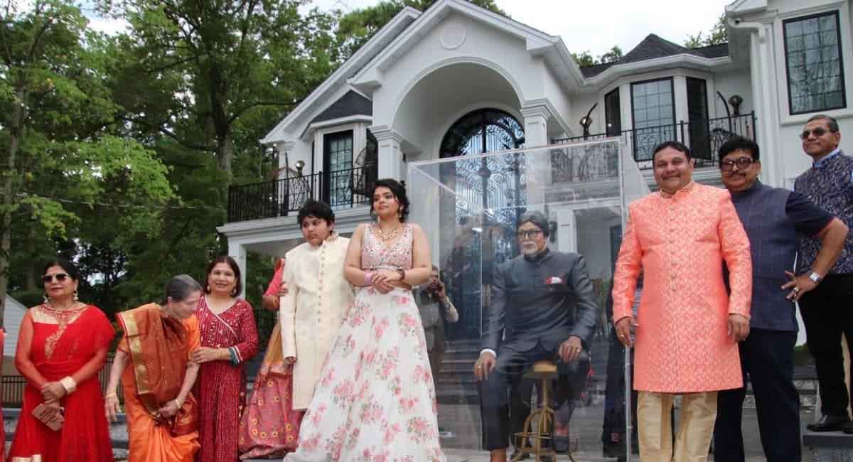 Big B fan installs actor's lifesize statue outside New Jersey home
