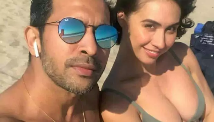 Terence Lewis chilling with Lauren Gottlieb in New York